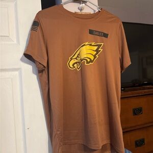 - Nike Brown Short Sleeve Tee with Graphic
